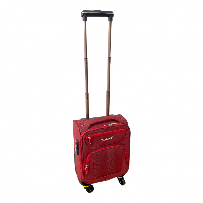 Troler cabină avion, zboruri low-cost, 40x30x20 cm, 4 roți, rosu, TRC105 [2]