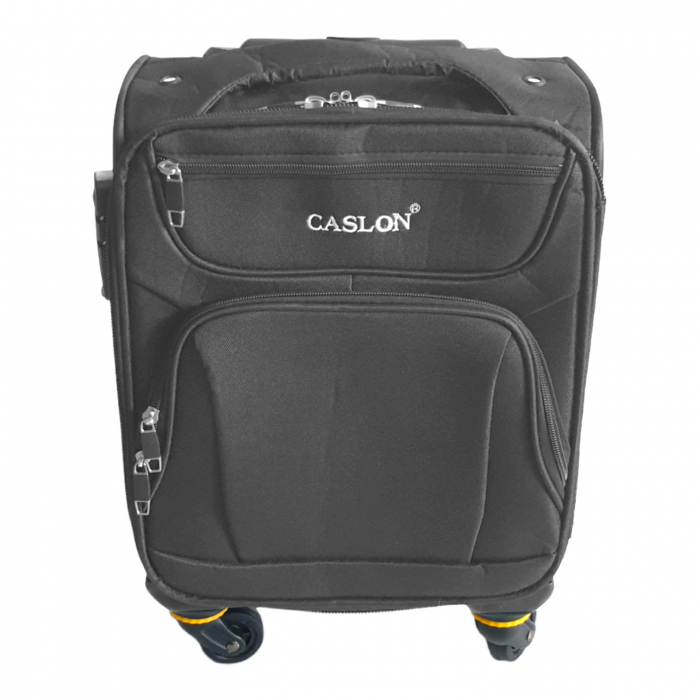 Troler cabină avion, zboruri low-cost, 40x30x20 cm, 4 roți, gri, TRC102 [3]