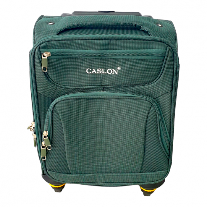 Troler cabină avion, zboruri low-cost, 40x30x20 cm, 4 roți, verde, TRC104 [3]