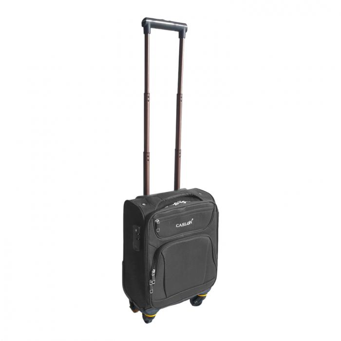 Troler cabină avion, zboruri low-cost, 40x30x20 cm, 4 roți, gri, TRC102 [2]