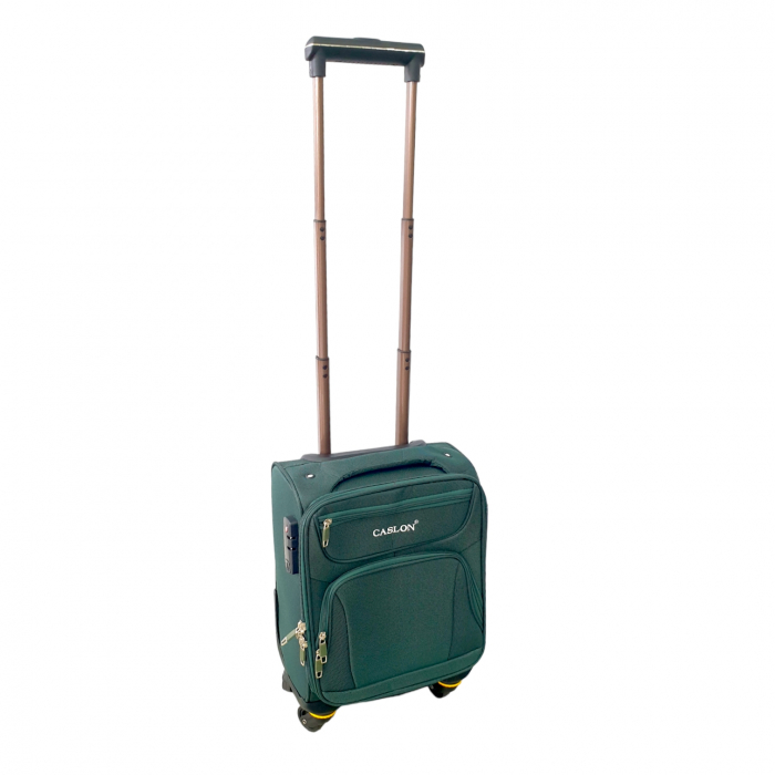 Troler cabină avion, zboruri low-cost, 40x30x20 cm, 4 roți, verde, TRC104 [2]