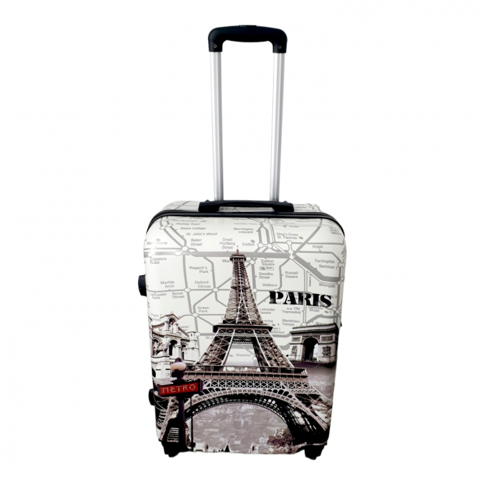 Valiză troler ABS, Paris, 4 roți, 3 dimensiuni disponibile [2]