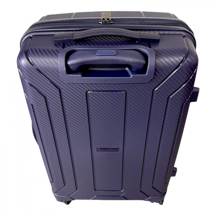 Valiză troler polipropilenă PP, 70x44x30 cm, bleumarin, 4 roți, TRC202 [4]