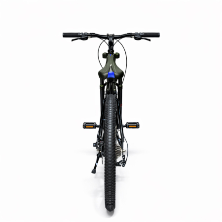 Bicicletă Caraiman, pliabilă, roți 26 inch, cu dublă suspensie, frâne pe disc, albastră [6]