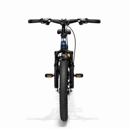 Bicicletă Caraiman, pliabilă, roți 20 inch, cu dublă suspensie, frâne pe disc, albastră [7]