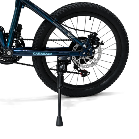 Bicicletă Caraiman, pliabilă, roți 20 inch, cu dublă suspensie, frâne pe disc, albastră [5]