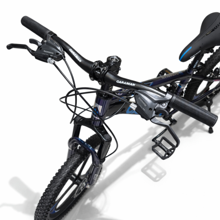 Pentru copii - Bicicletă Caraiman, roți 20 inch, cadru oțel, frâne pe disc, cameleon