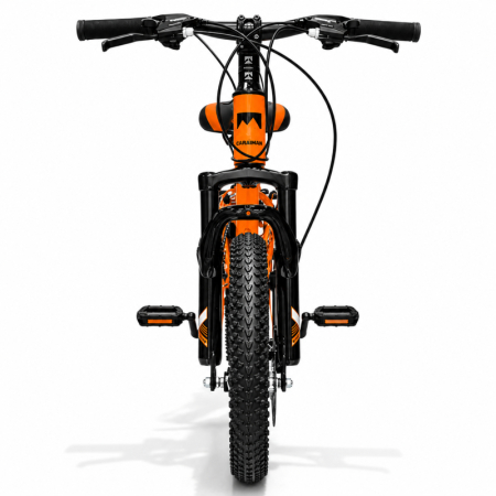 Biciclete - Bicicletă Caraiman, roți 20 inch, cadru oțel, frâne pe disc, portocaliu