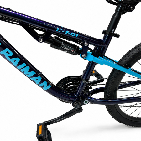 Biciclete - Bicicletă Caraiman, roți 24 sau 26 inch, cu dublă suspensie, frâne pe disc, cameleon