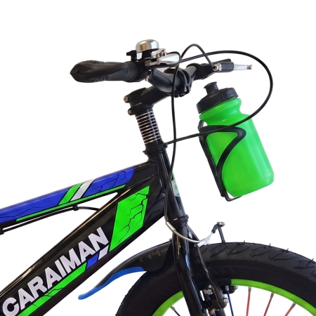 Biciclete - Bicicletă copii Caraiman, roți 18 / 20 inch, cu bidon apă, verde