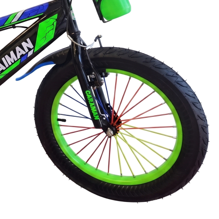 Biciclete - Bicicletă copii Caraiman, roți 18 / 20 inch, cu bidon apă, verde
