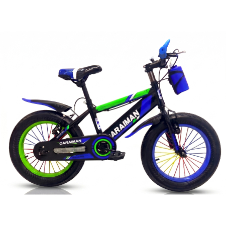 Biciclete - Bicicletă copii Caraiman, roți 18 / 20 inch, cu bidon apă, albastră