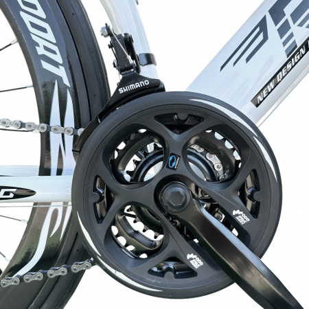 Bicicletă Cursieră New Speed Racing, roți 700C 28 inch, 21 viteze, cadru oțel, frâne pe disc, NS73 [5]