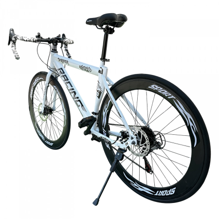 Bicicletă Cursieră New Speed Racing, roți 700C 28 inch, 21 viteze, cadru oțel, frâne pe disc, NS73 [8]