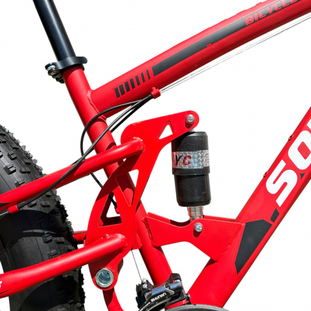 Bicicletă FatBike New Speed, roți 26 inch, 21 viteze, cadru oțel, frâne pe disc, NS79 [5]