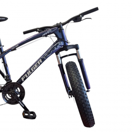 Biciclete - Bicicletă FatBike Fulger by Caraiman, roți 20 inch, cauciucuri groase, frâne pe disc, cameleon, BC51