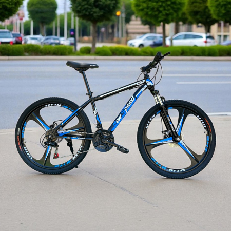 Bicicletă MTB New Speed, roți 24 sau 26 inch, 21 viteze, cadru oțel, frâne pe disc, NS51 [8]