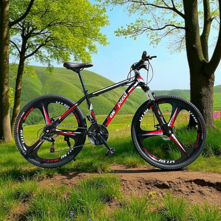 Bicicletă MTB New Speed, roți 26 inch, 21 viteze, cadru oțel, frâne pe disc, NS54 [8]