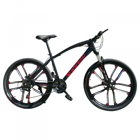Biciclete - Bicicletă MTB New Speed, roți 24 sau 26 inch, 21 viteze, cadru oțel, frâne pe disc, NS57