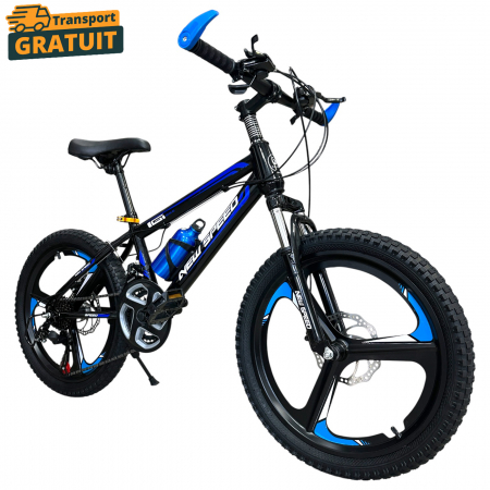 Biciclete - Bicicletă pentru Copii New Speed 20 inch, 21 Viteze, Frâne pe Disc, Roți Magneziu, NS01