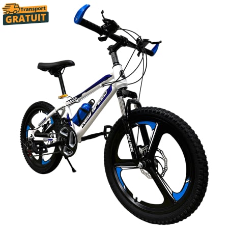 Biciclete - Bicicletă pentru Copii New Speed 20 inch, 21 Viteze, Frâne pe Disc, Roți Magneziu, NS03