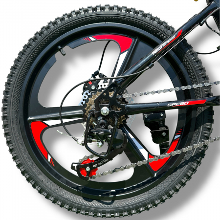 Biciclete - Bicicletă pentru Copii New Speed 20 inch, 21 Viteze, Frâne pe Disc, Roți Magneziu, NS04