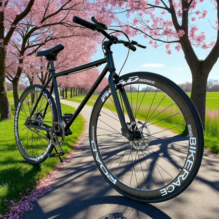 Bicicletă Urbană New Speed, roți 700C 28 inch, ușoară, frâne pe disc, NS69 [8]