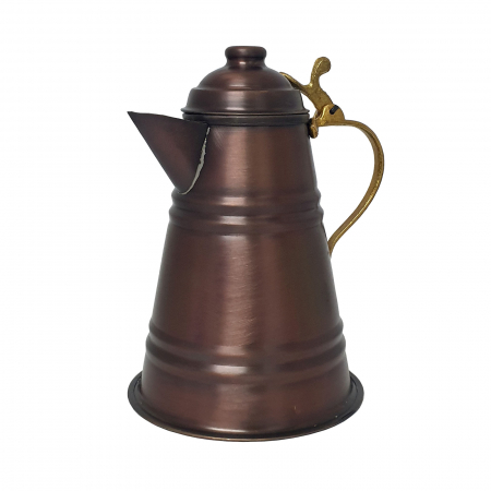 Produse din cupru - Carafă din cupru antichizat cu capac 1050 ml CTR12