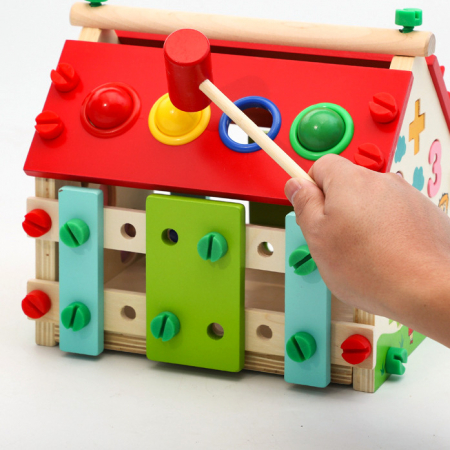 Căsuță din lemn multifuncțională de asamblat JC47 [6]