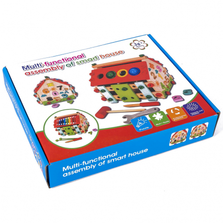 Căsuță din lemn multifuncțională de asamblat JC47 [7]