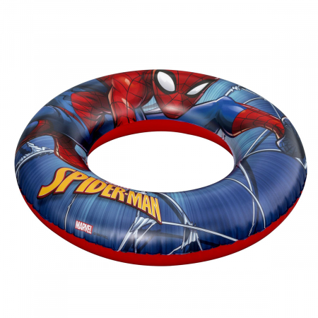 Gonflabile și plajă - Colac înot Bestway Spiderman 56 cm
