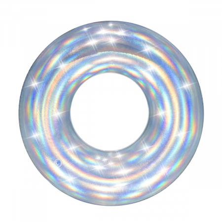 Gonflabile și plajă - Colac înot gonflabil Bestway iridescent diametru 107 cm
