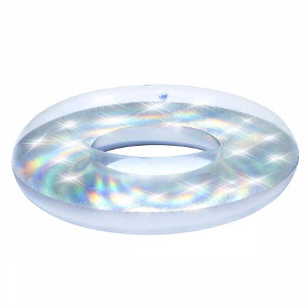 Gonflabile și plajă - Colac înot gonflabil Bestway iridescent diametru 107 cm