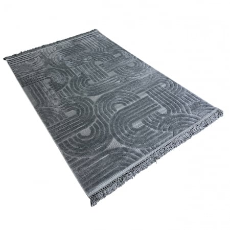 Covor 3D în relief acolade 678A diverse mărimi Antracit [9]