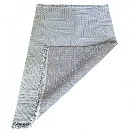 Covor 3D în relief geometric 692G diverse mărimi Gri [5]