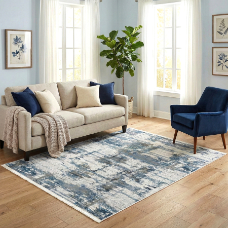 Covoare antiderapante - Covor cameră antiderapant, abstract, Model Urban