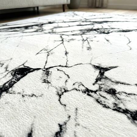 Covoare antiderapante - Covor cameră antiderapant, model marmură, mai multe dimensiuni