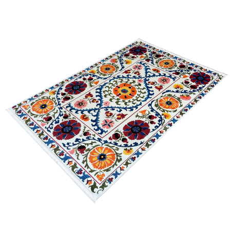 Covor cameră antiderapant, Tradițional Floral Multicolor, mai multe dimensiuni [9]