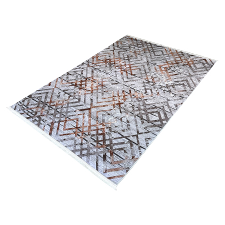 Covor cameră antiderapant, Model Urban Industrial Gri, mai multe dimensiuni [8]