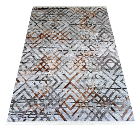 Covoare antiderapante - Covor cameră antiderapant, Model Urban Industrial Gri, mai multe dimensiuni