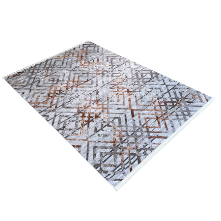 Covor cameră antiderapant, Model Urban Industrial Gri, mai multe dimensiuni [9]