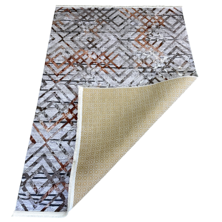 Covor cameră antiderapant, Model Urban Industrial Gri, mai multe dimensiuni [7]