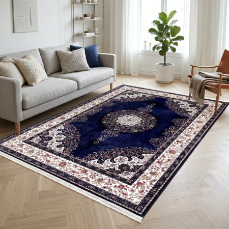 Covoare antiderapante - Covor cameră antiderapant, Model Persan Oriental, mai multe dimensiuni