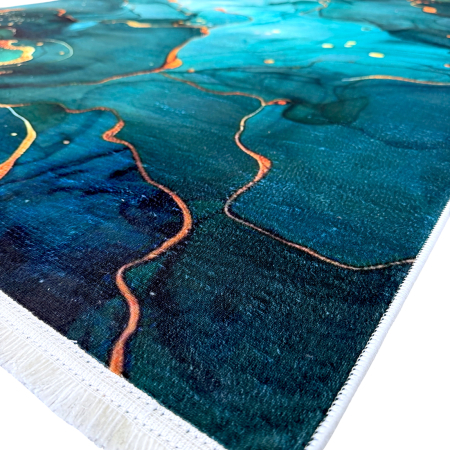 Covoare antiderapante - Covor cameră antiderapant, Modern Abstract Marmorat, mai multe dimensiuni