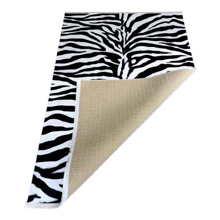 Covor cameră antiderapant, Model Animal Print Zebra, mai multe dimensiuni [7]