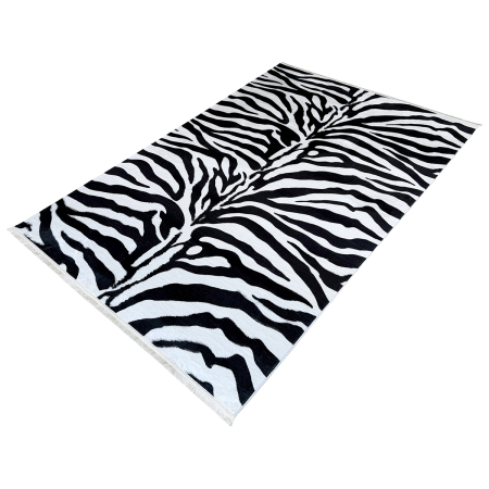 Covor cameră antiderapant, Model Animal Print Zebra, mai multe dimensiuni [8]