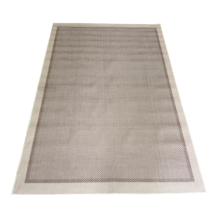 Covoare antiderapante - Covor cameră antiderapant, cu Aspect de Sisal, Țesătură plată, Bej, diverse dimensiuni