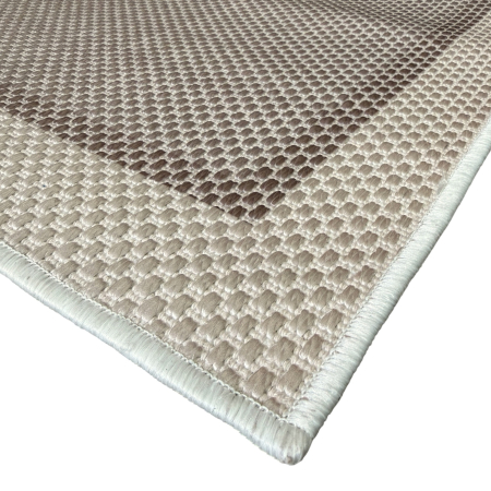 Covor cameră antiderapant, cu Aspect de Sisal, Țesătură plată, Bej, diverse dimensiuni [5]