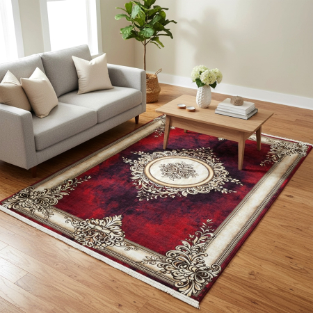 Covoare antiderapante - Covor cameră antiderapant, Clasic Elegant Baroc, mai multe dimensiuni