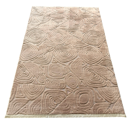 Covoare antiderapante - Covor cameră antiderapant, Welsoft, triunghi bej, mai multe dimensiuni